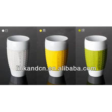 Tasses à café sans porcelaine Haonai 2014 avec douille en silicone